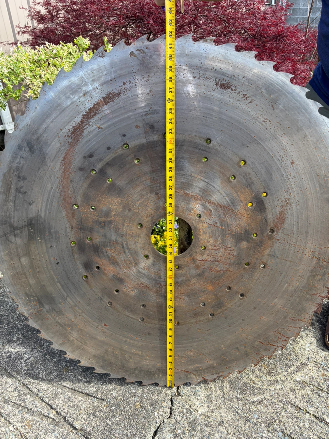 Large Industrial Saw Blade 42” - photo 5