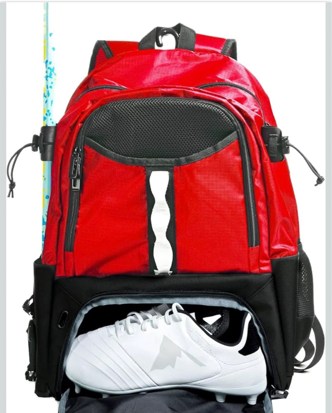 Athletico Youth Lacrosse Backpack - Red