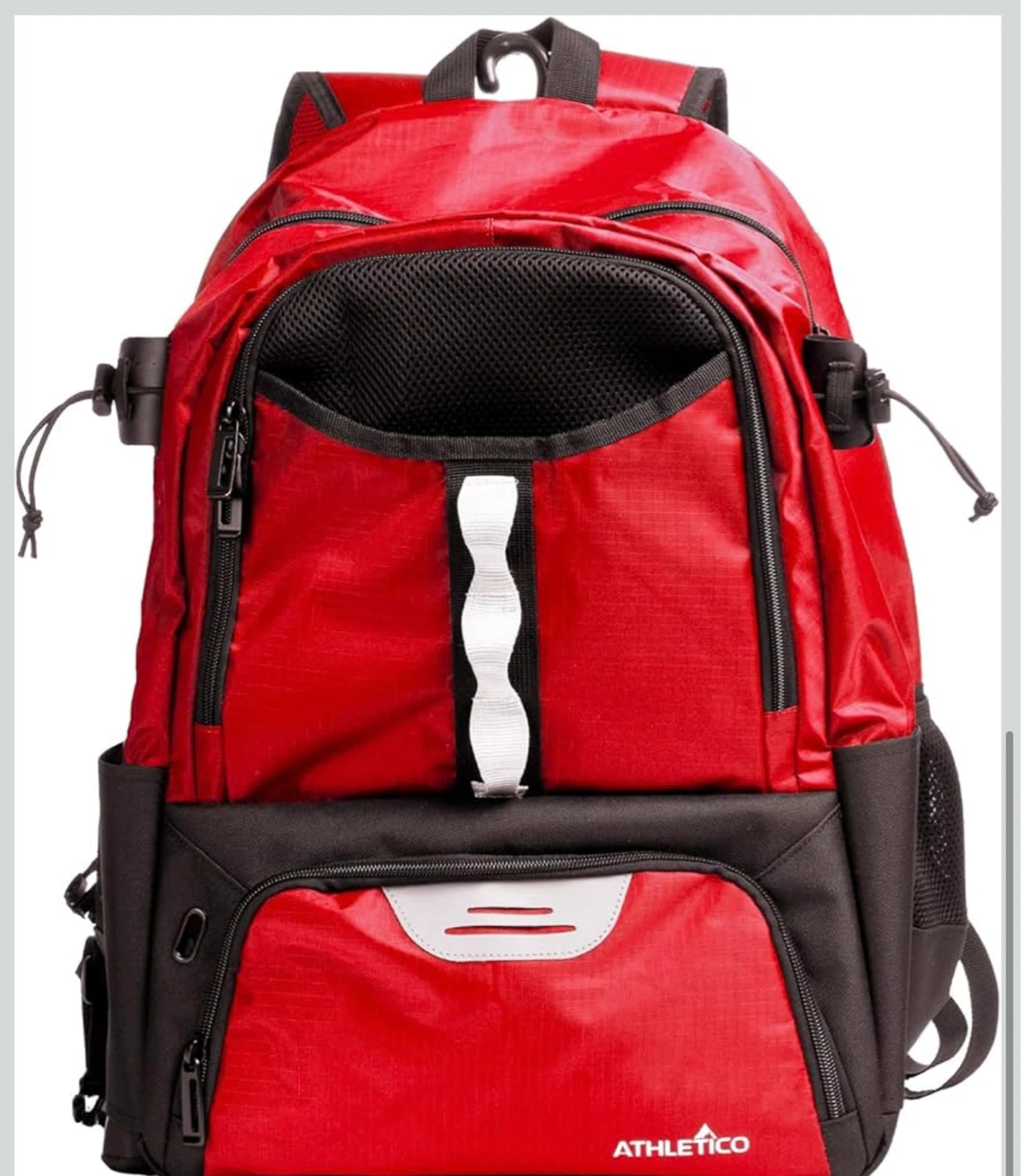 Athletico Youth Lacrosse Backpack - Red - photo 3