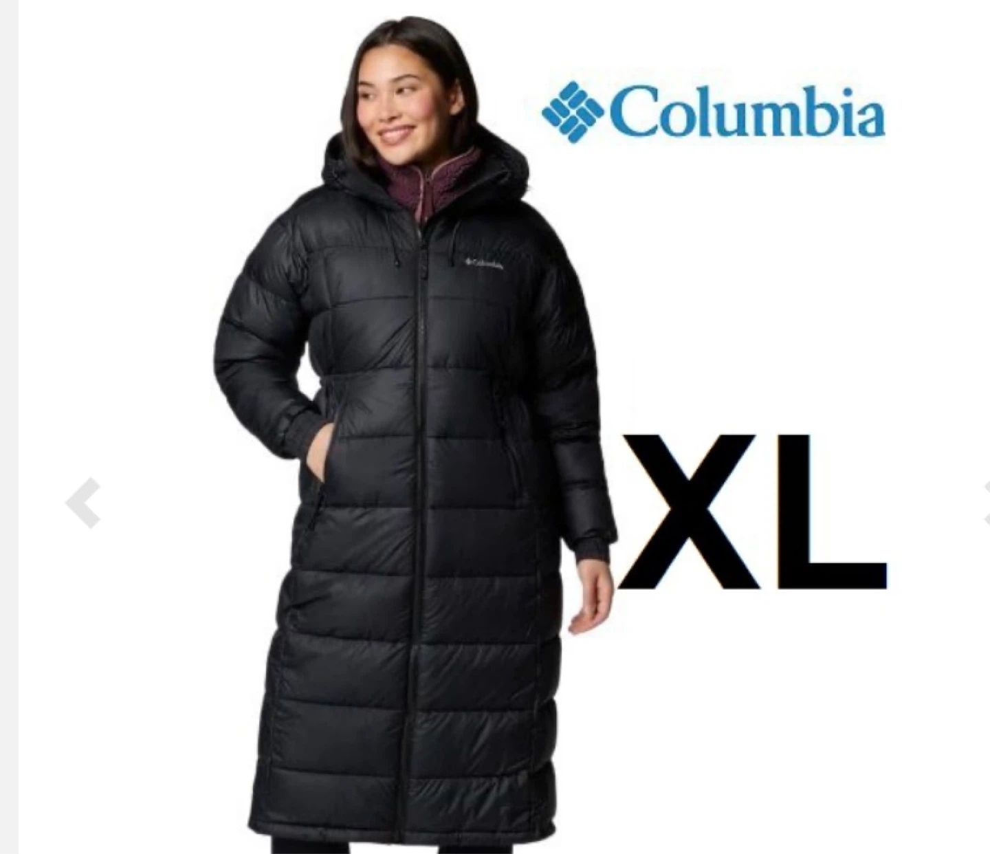 Columbia Puffer Parka - Black, XL