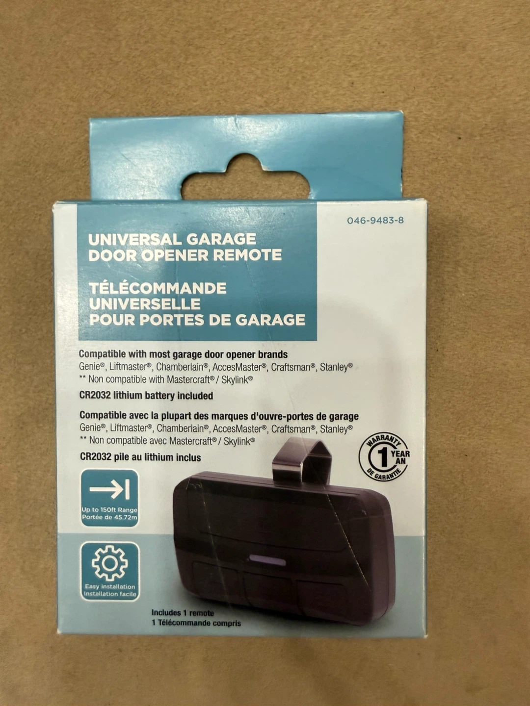 Universal Garage Door Opener Remote - photo 2