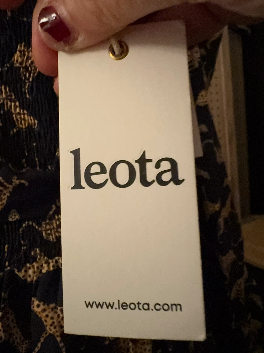 Leota Fleur  Black & Gold Cheetah  Dress L - photo 4