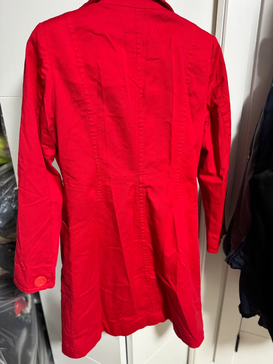 Red H&M Trench Coat - photo 5