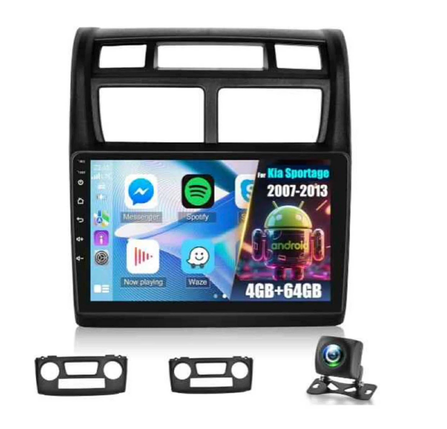 Kia Sportage 2007-2013, 9 Inch HD Touchscreen Android Car.