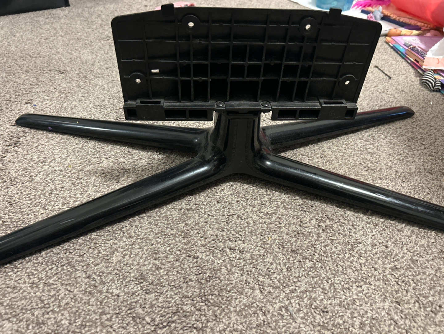 Black TV Stand Base - photo 3