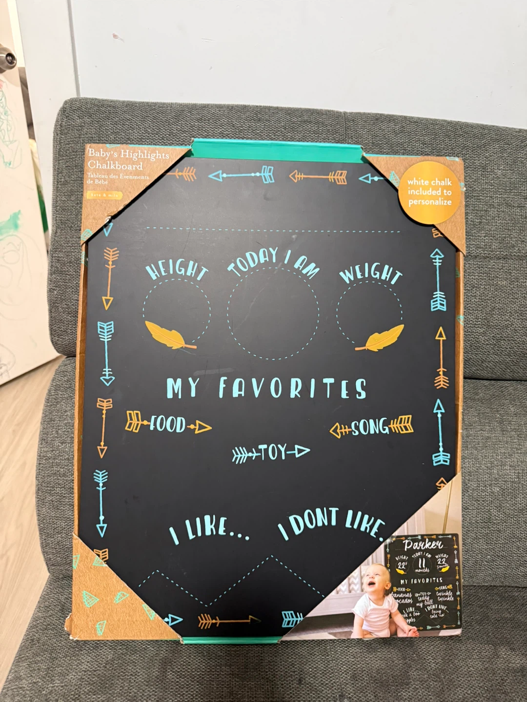 Baby's Highlights Chalkboard