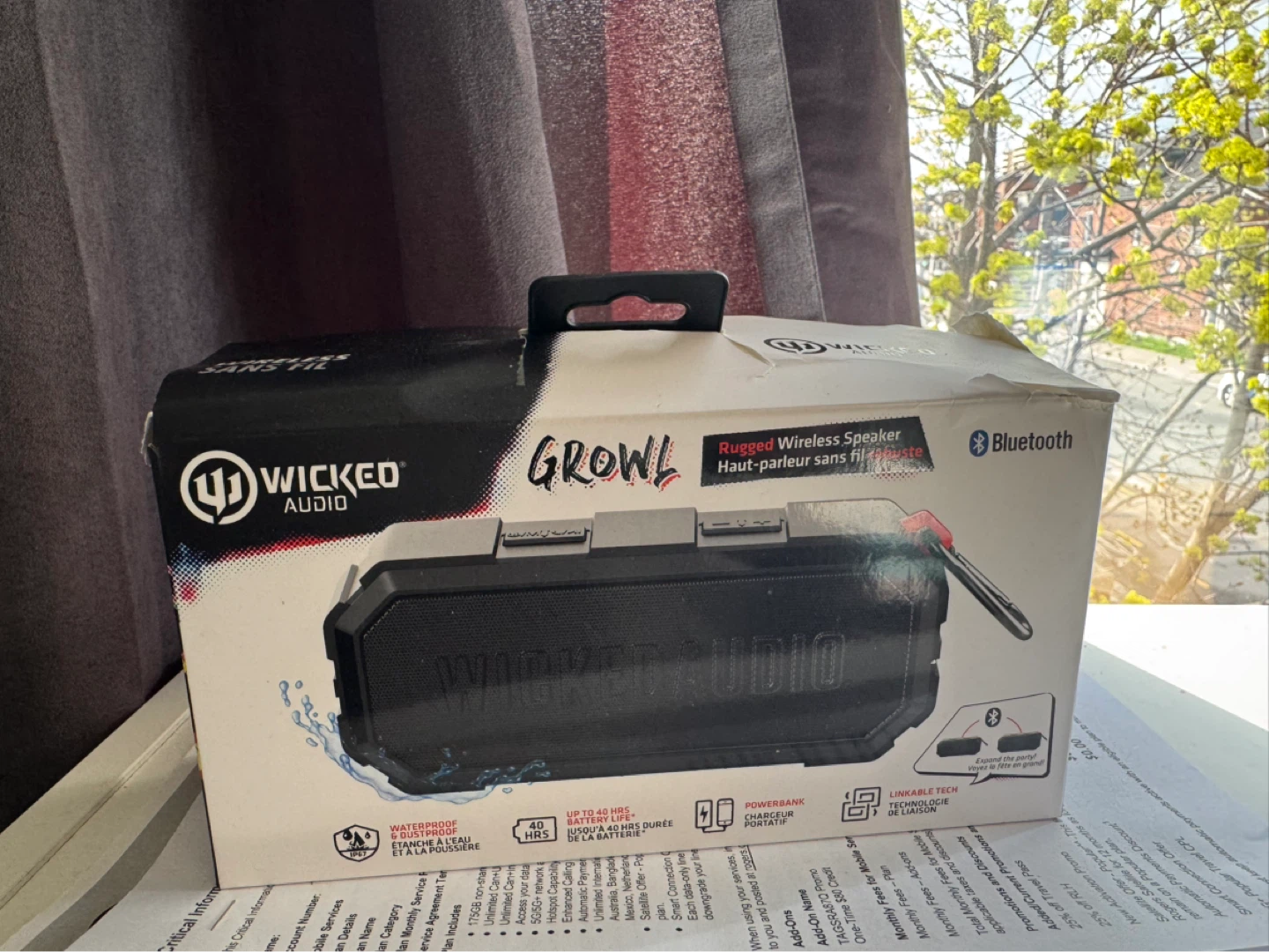 Wicked Audio GROWL Rugged Wireless Bluetooth Speaker