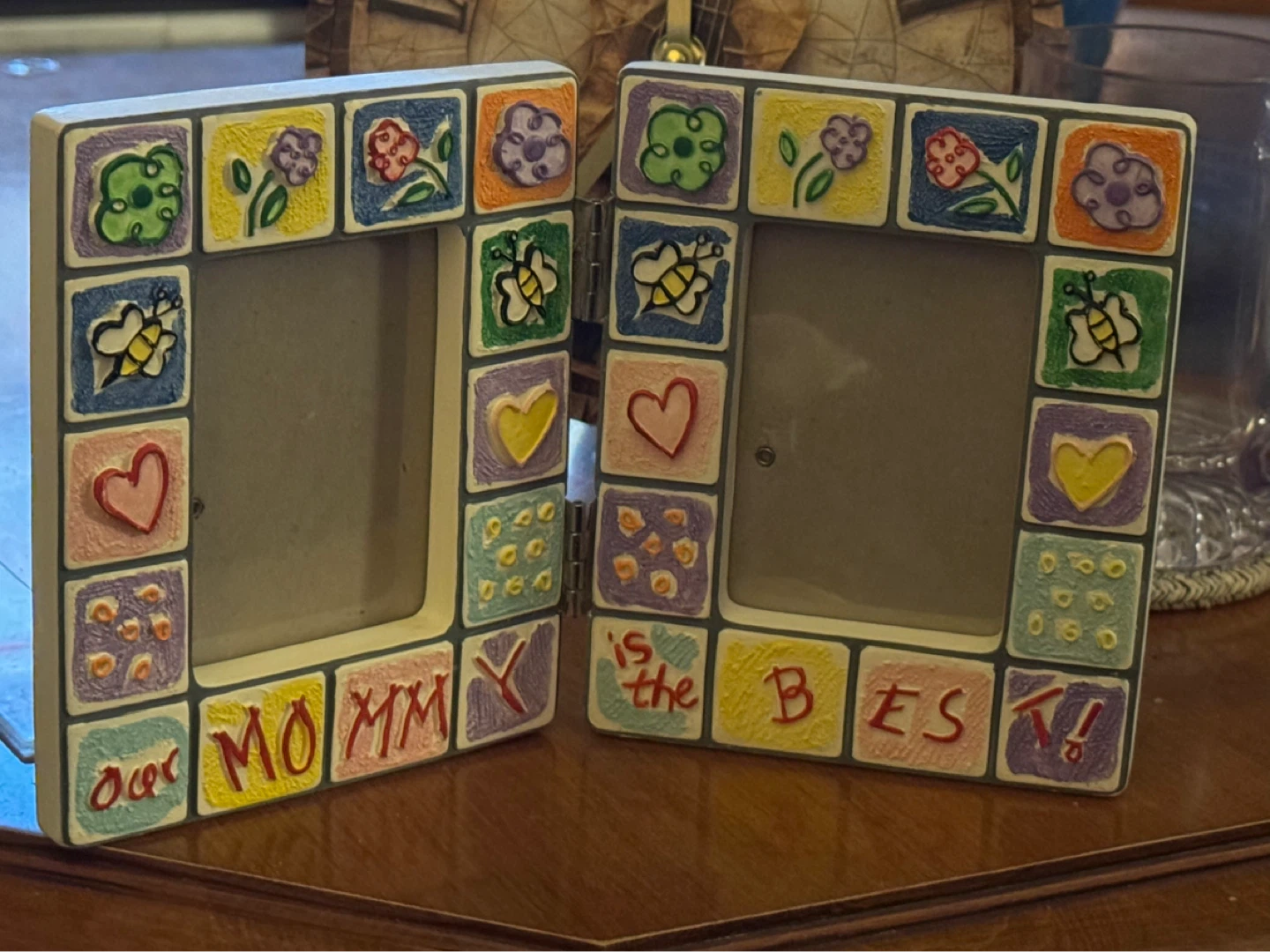 Our Mommy is the BEST! Double Photo Frame