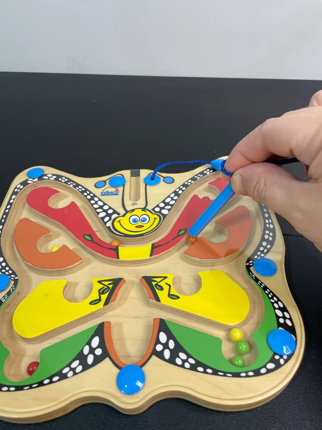 Educo Wooden Butterfly Bead Maze Toy - photo 2