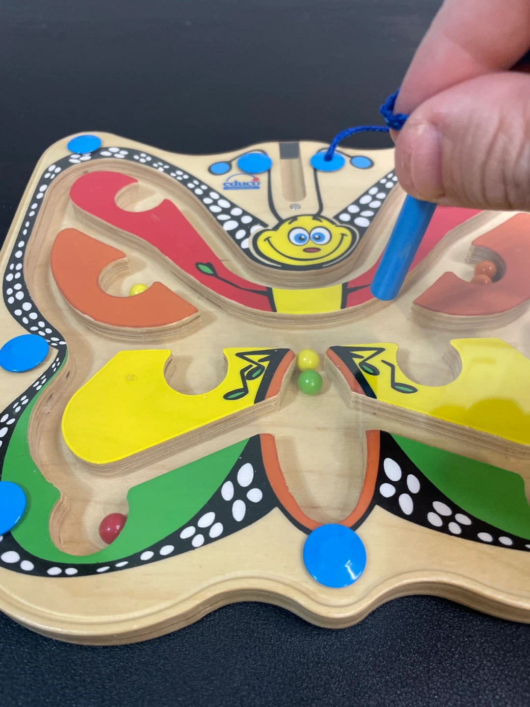 Educo Wooden Butterfly Bead Maze Toy - photo 3