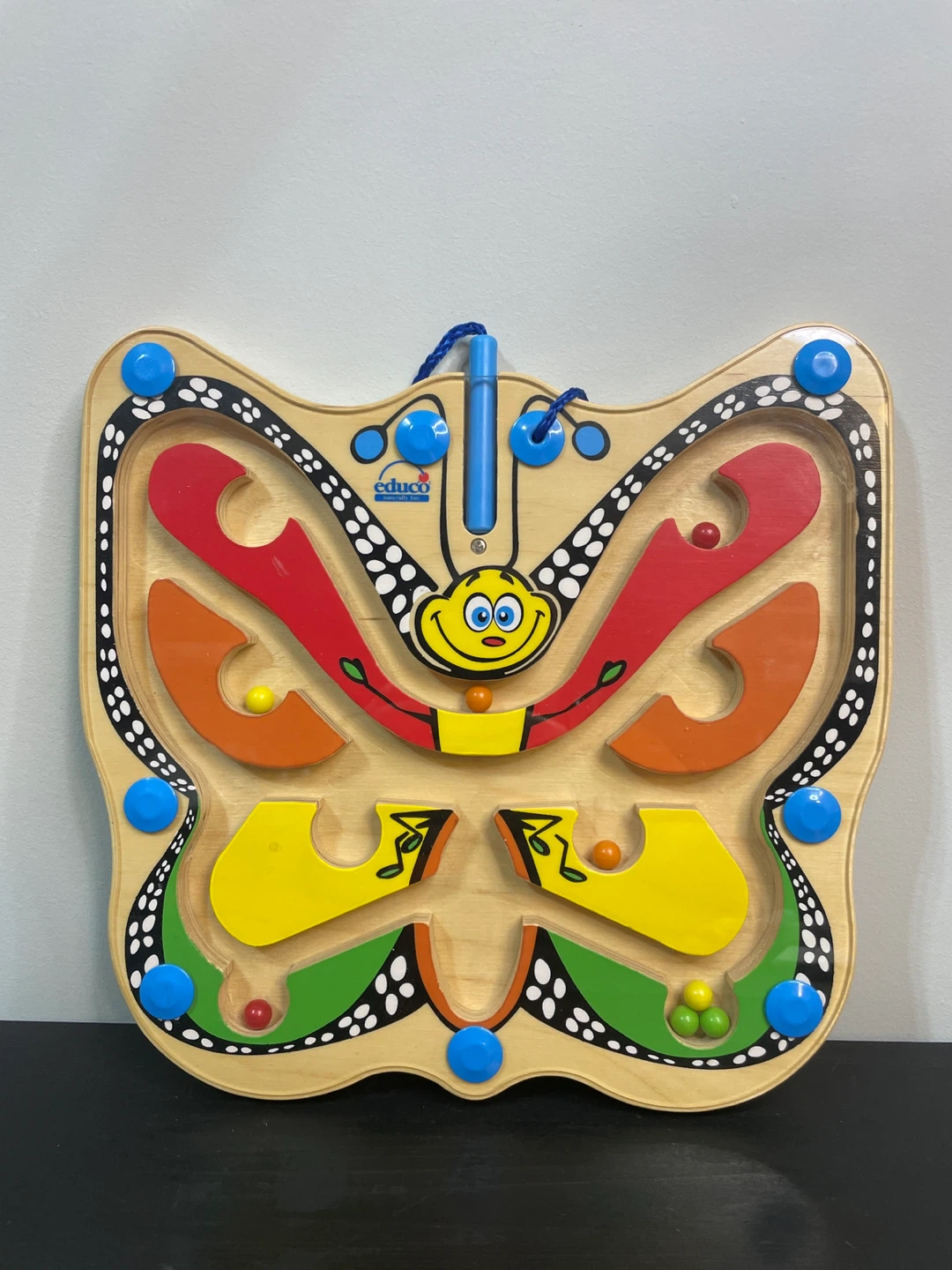 Educo Wooden Butterfly Bead Maze Toy