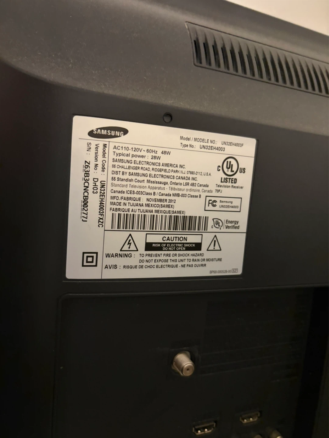 Samsung 32-inch LED TV - photo 2