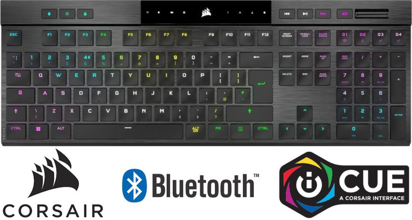 Corsair K100 AIR Wireless RGB Mechanical Gaming Keyboard