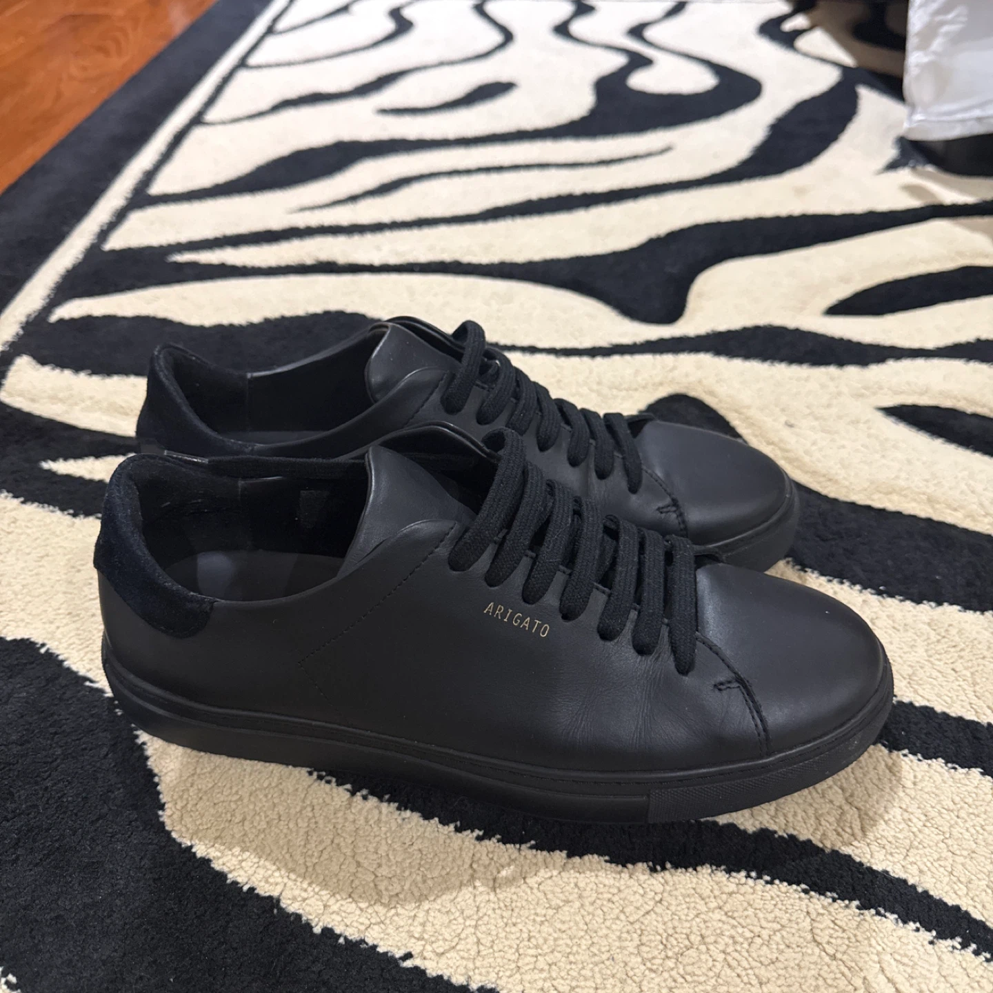 ARIGATO Black Leather Low-Top Sneakers - photo 2