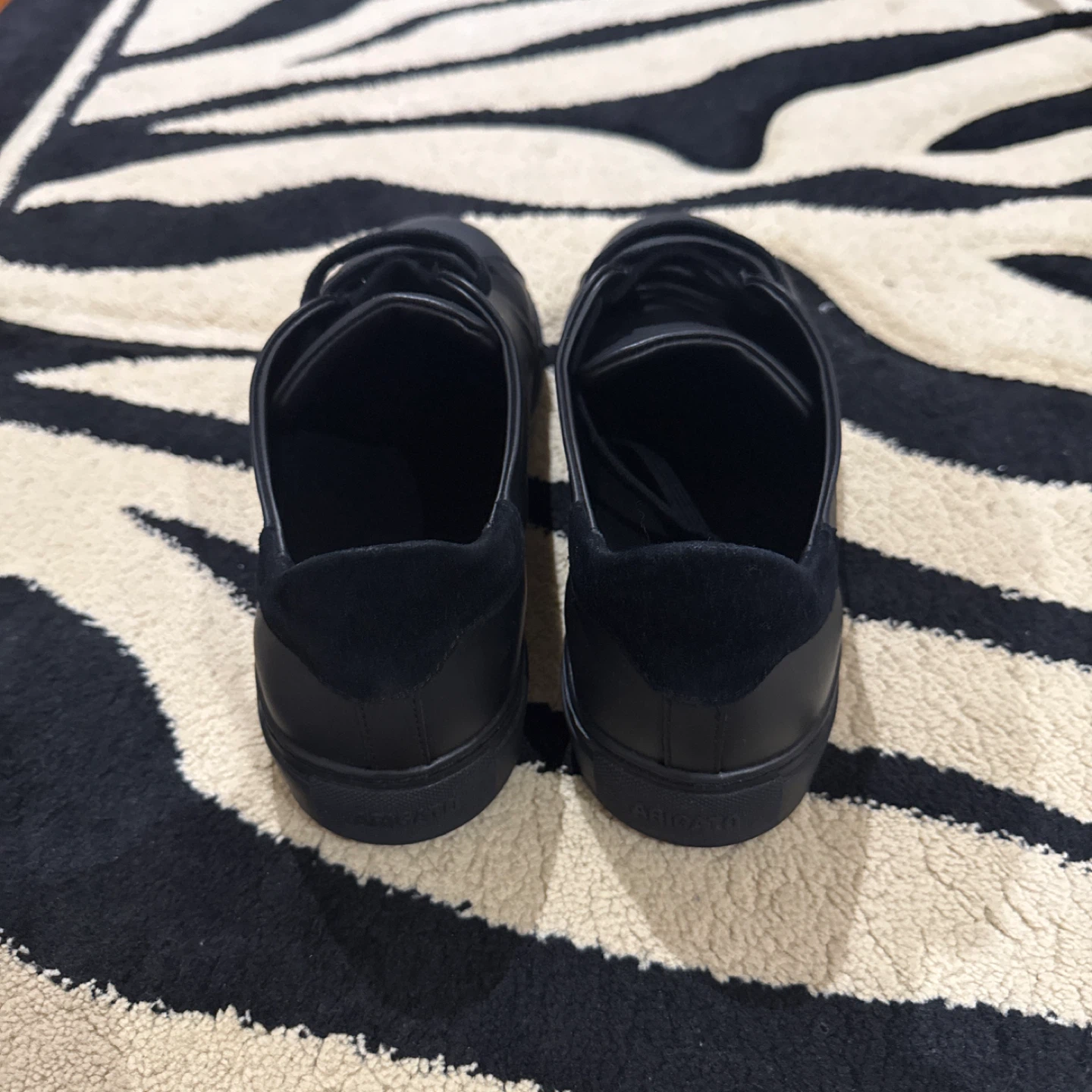ARIGATO Black Leather Low-Top Sneakers - photo 3
