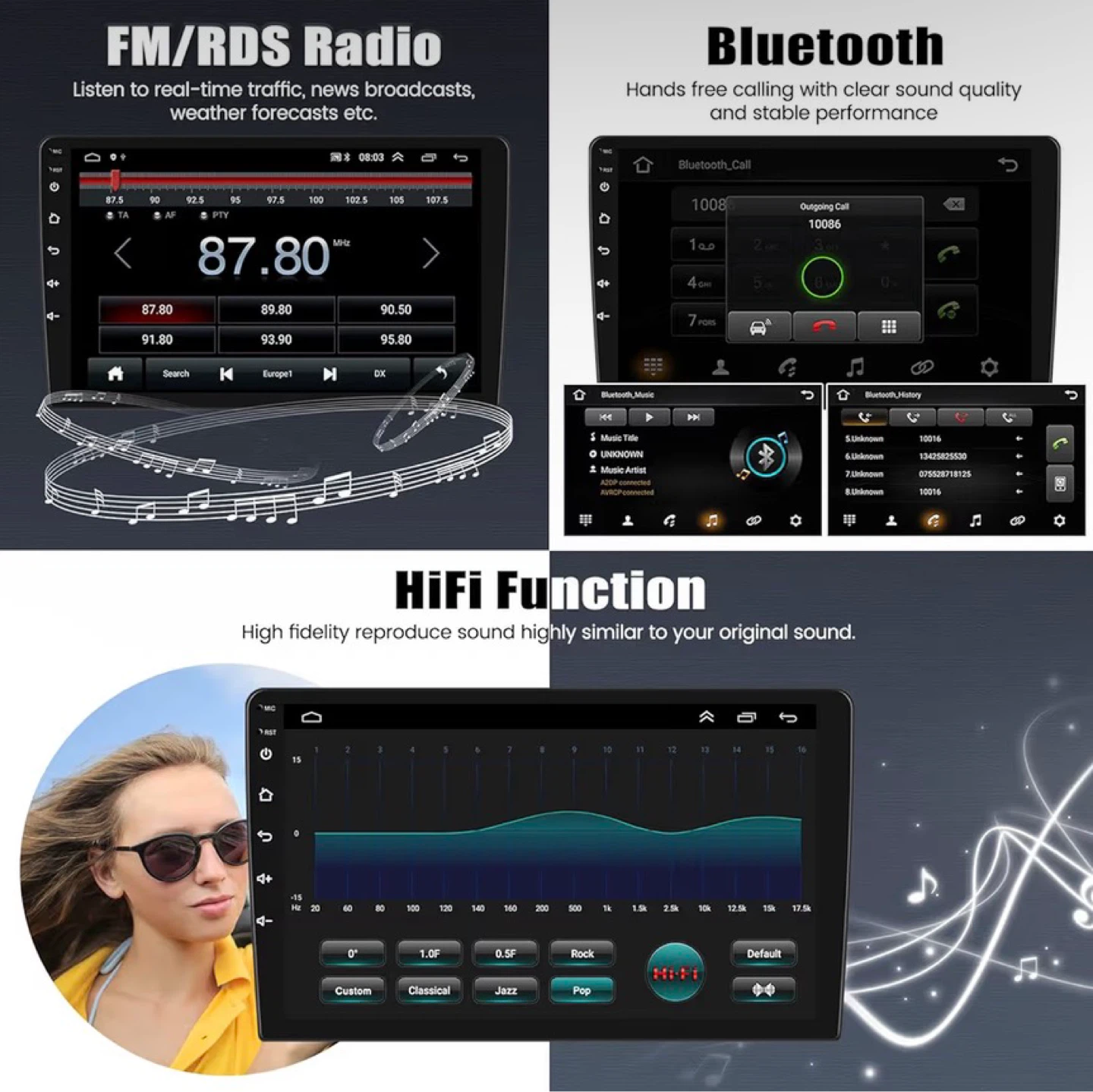 Hyundai Santa Fe 2006-2012 Android Car Stereo HC8163 - photo 5