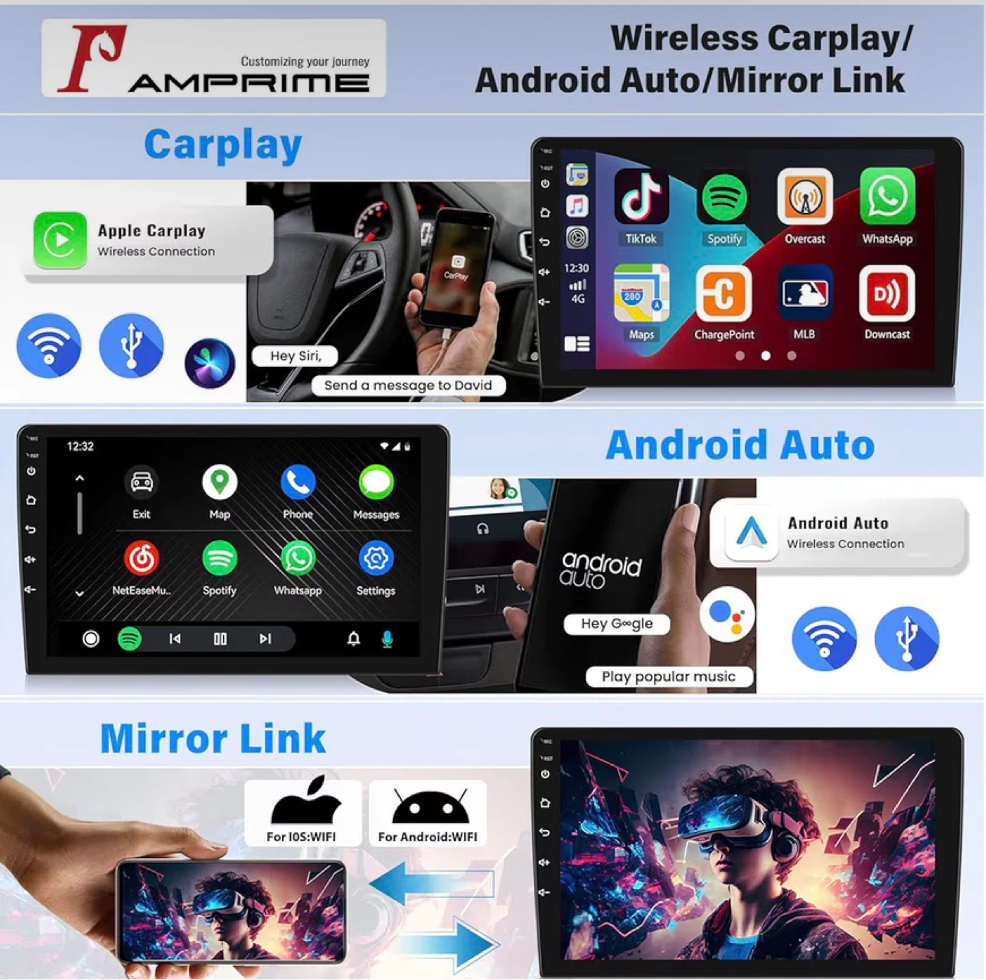 Hyundai Santa Fe 2006-2012 Android Car Stereo HC8163 - photo 4
