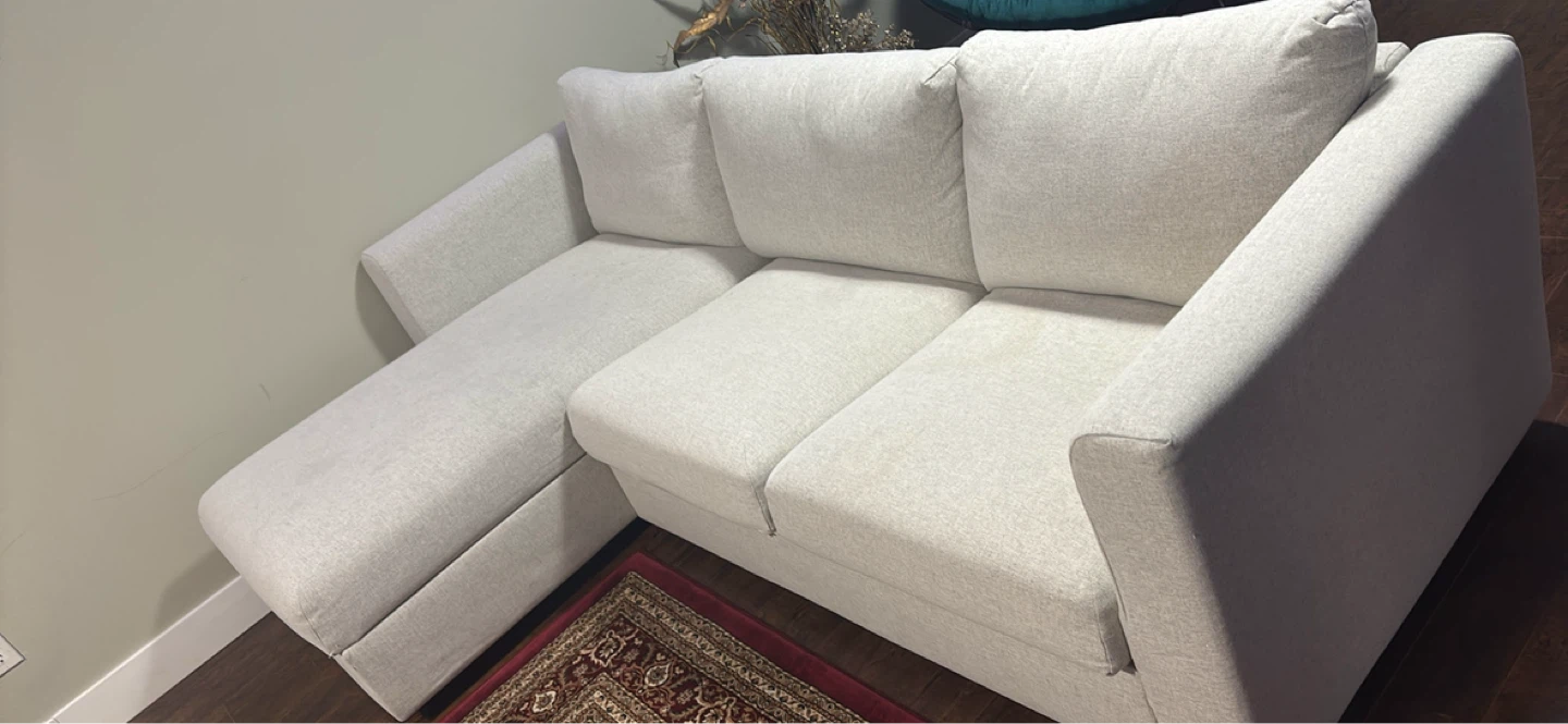 Ikea Finnala Light Grey Sectional Sofa with Storage - photo 2