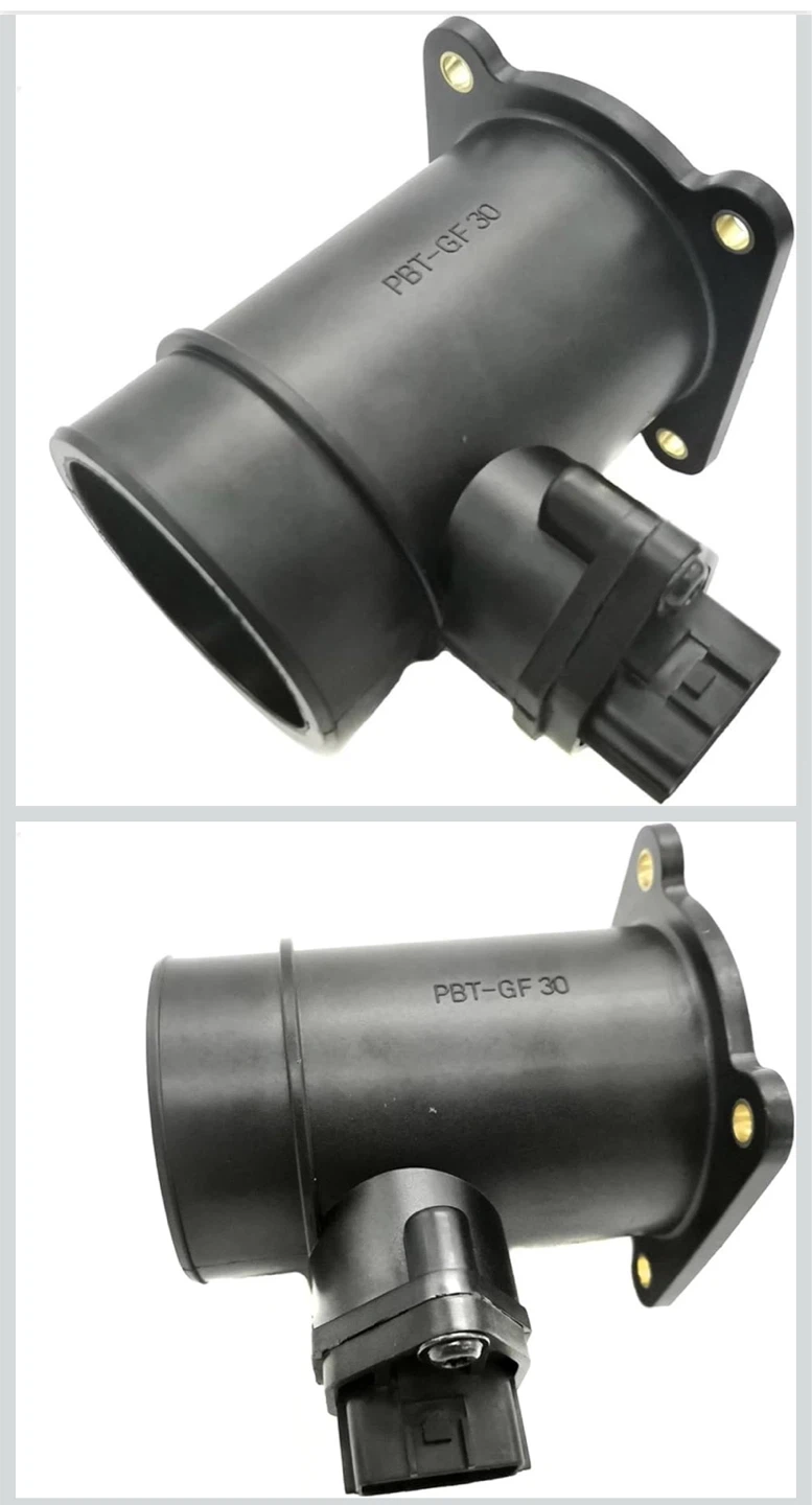 Black PBT-GF30 Mass Air Flow Sensor
