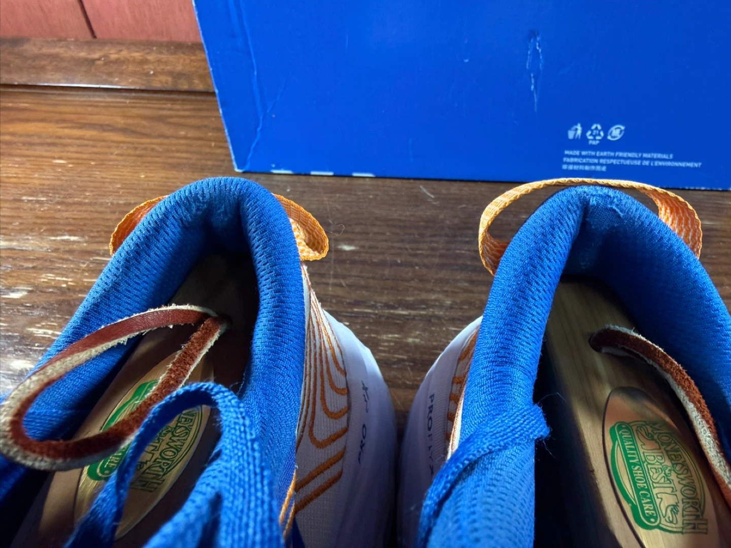 Hoka One Carbon X Blue/White Men’s Running Shoes Size US 10,5 - photo 3