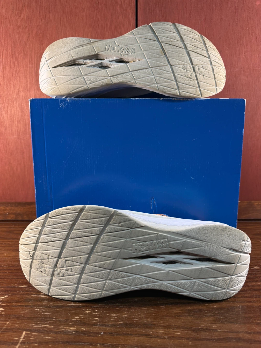 Hoka One Carbon X Blue/White Men’s Running Shoes Size US 10,5 - photo 4
