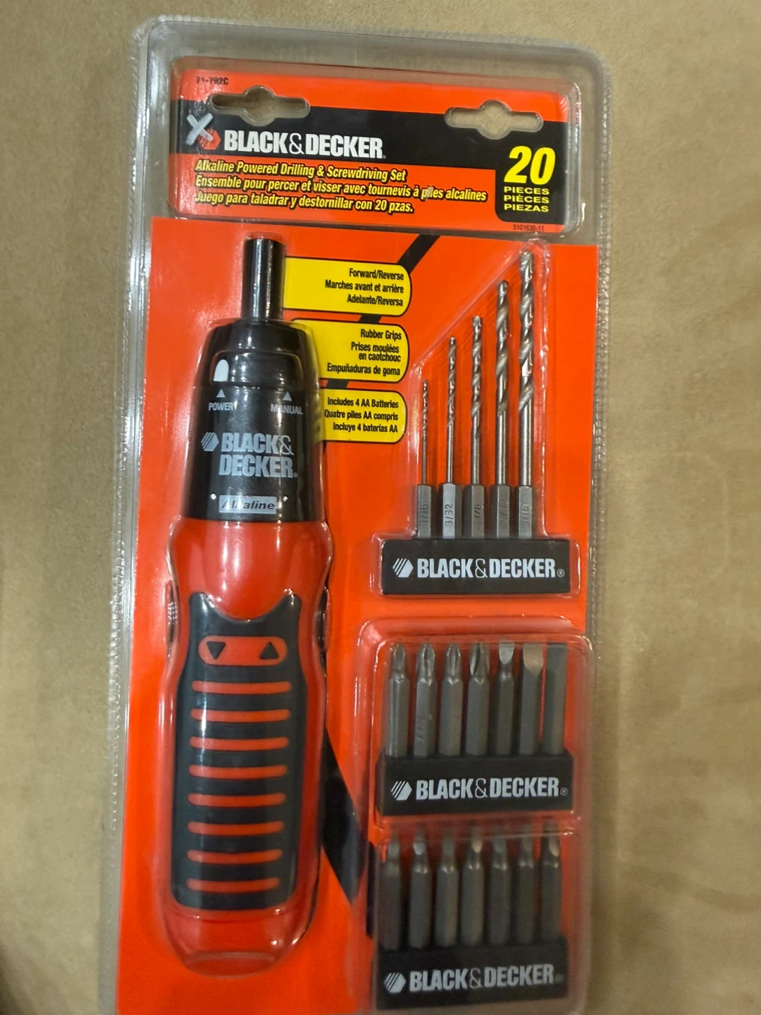 Black & Decker  Drilling & Screwdriving Set - 20 Pieces