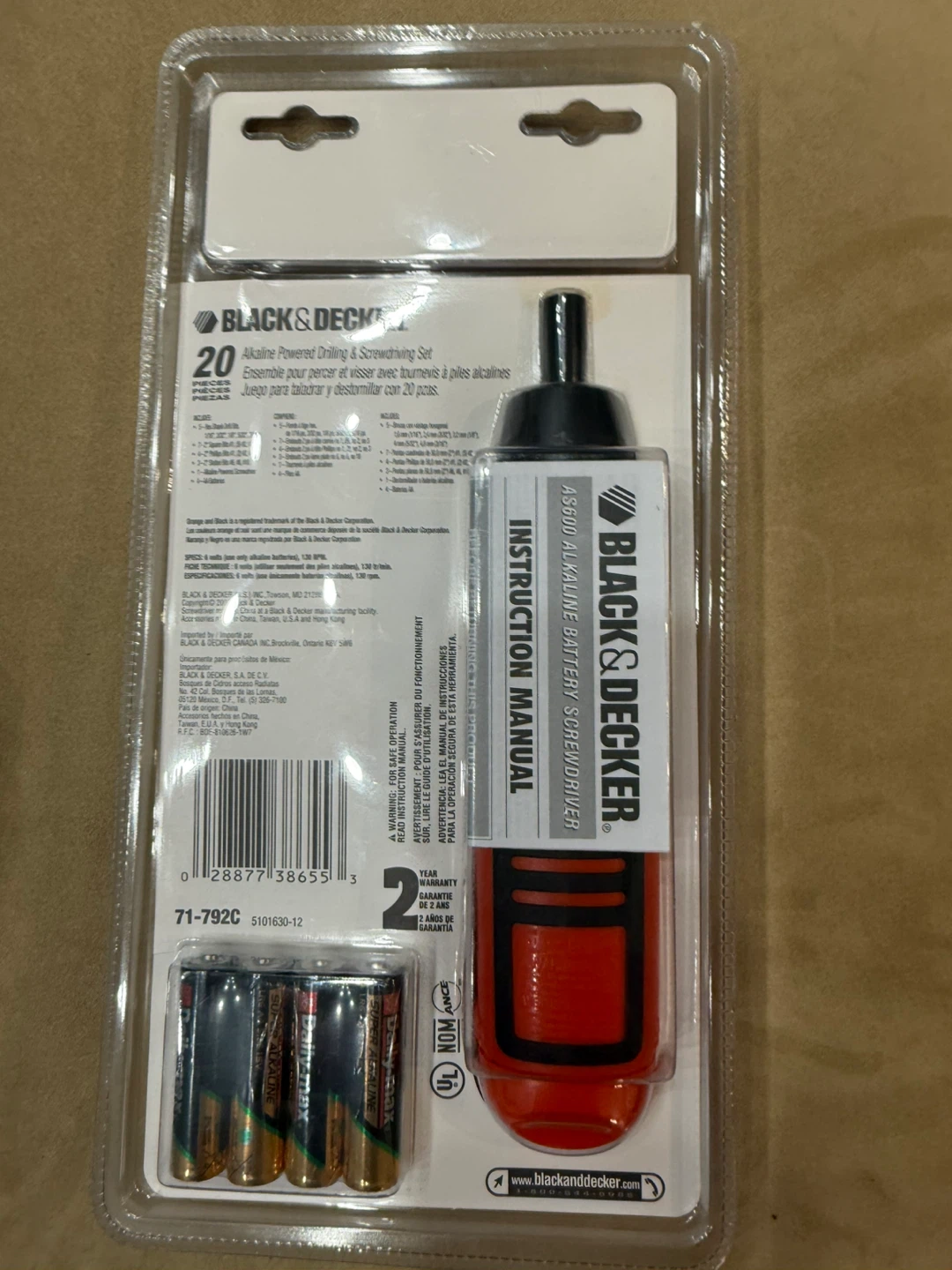 Black & Decker  Drilling & Screwdriving Set - 20 Pieces - photo 2