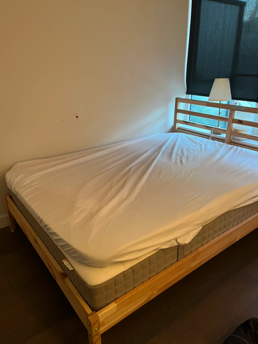 FREE IKEA Bed Frame + Mattress + Topper (Pickup Only) - photo 2