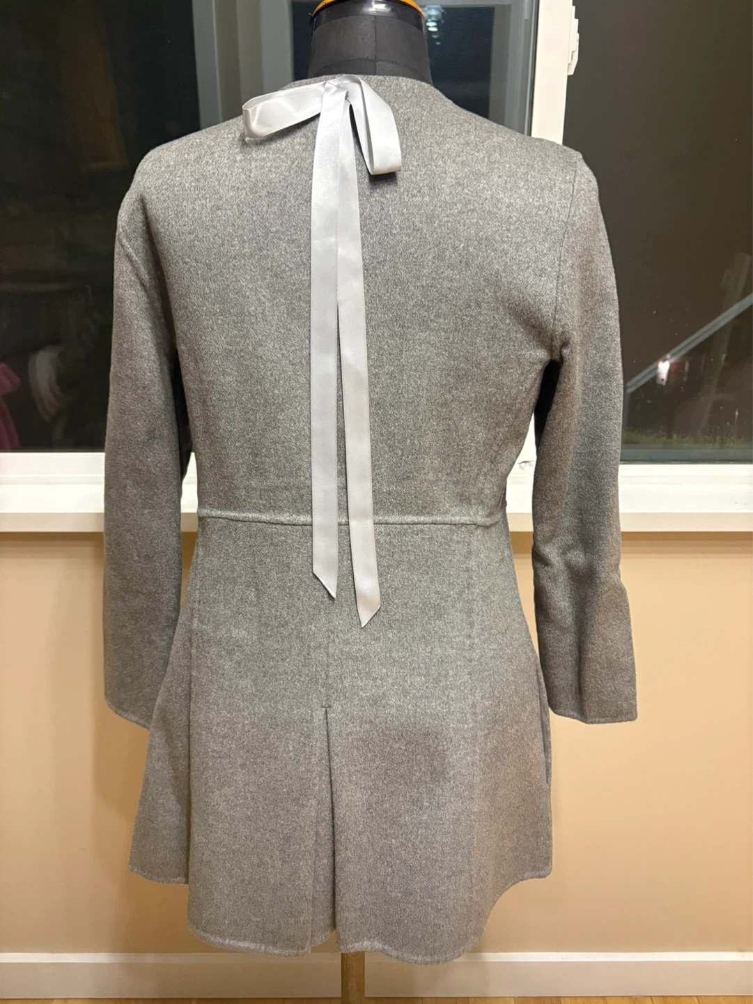 Women's Grey Wool Blend Coat - photo 2