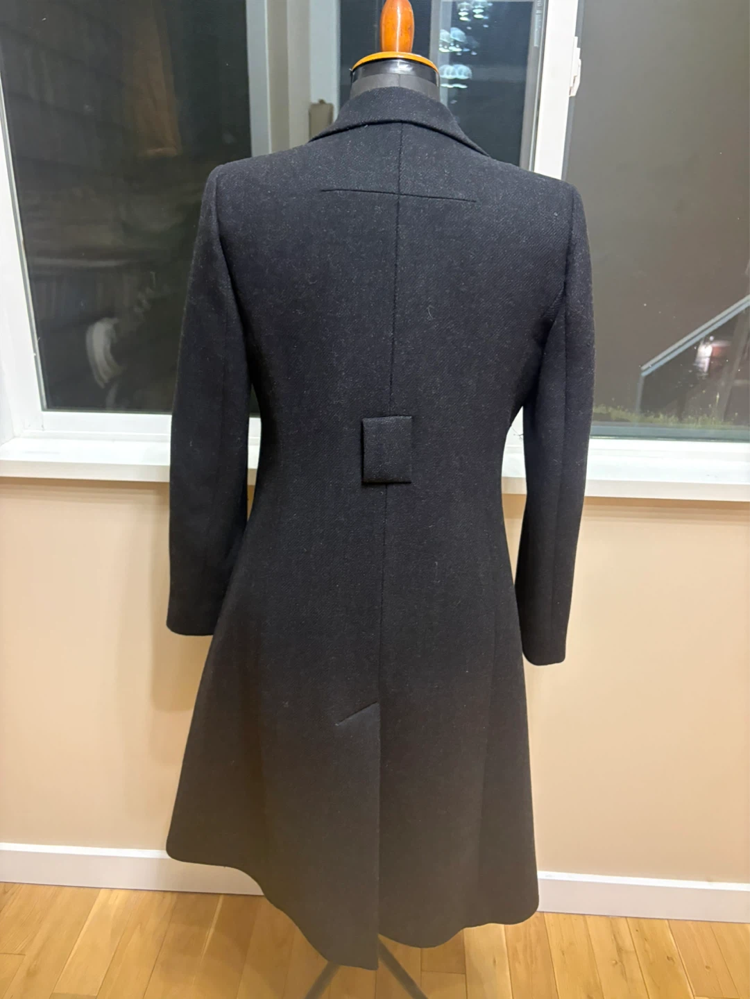 Tara Jarmon Women's Dark Grey Wool Blend Coat Size 40 - photo 2