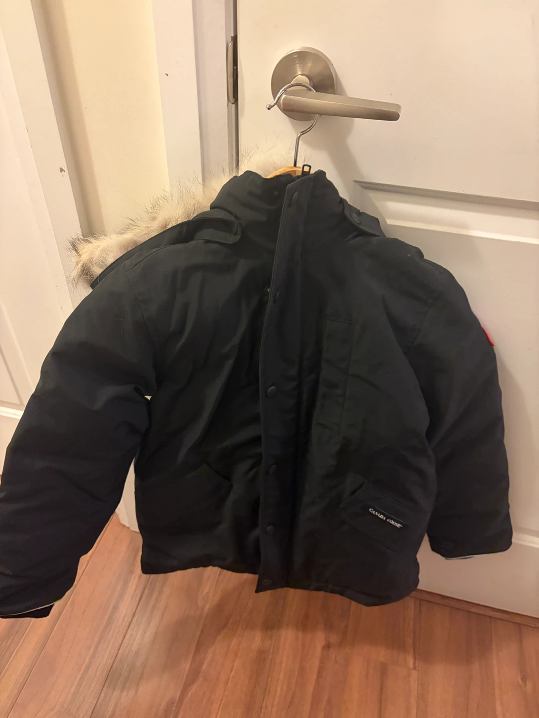 Brand new youth Canada goose Logan parka with fur