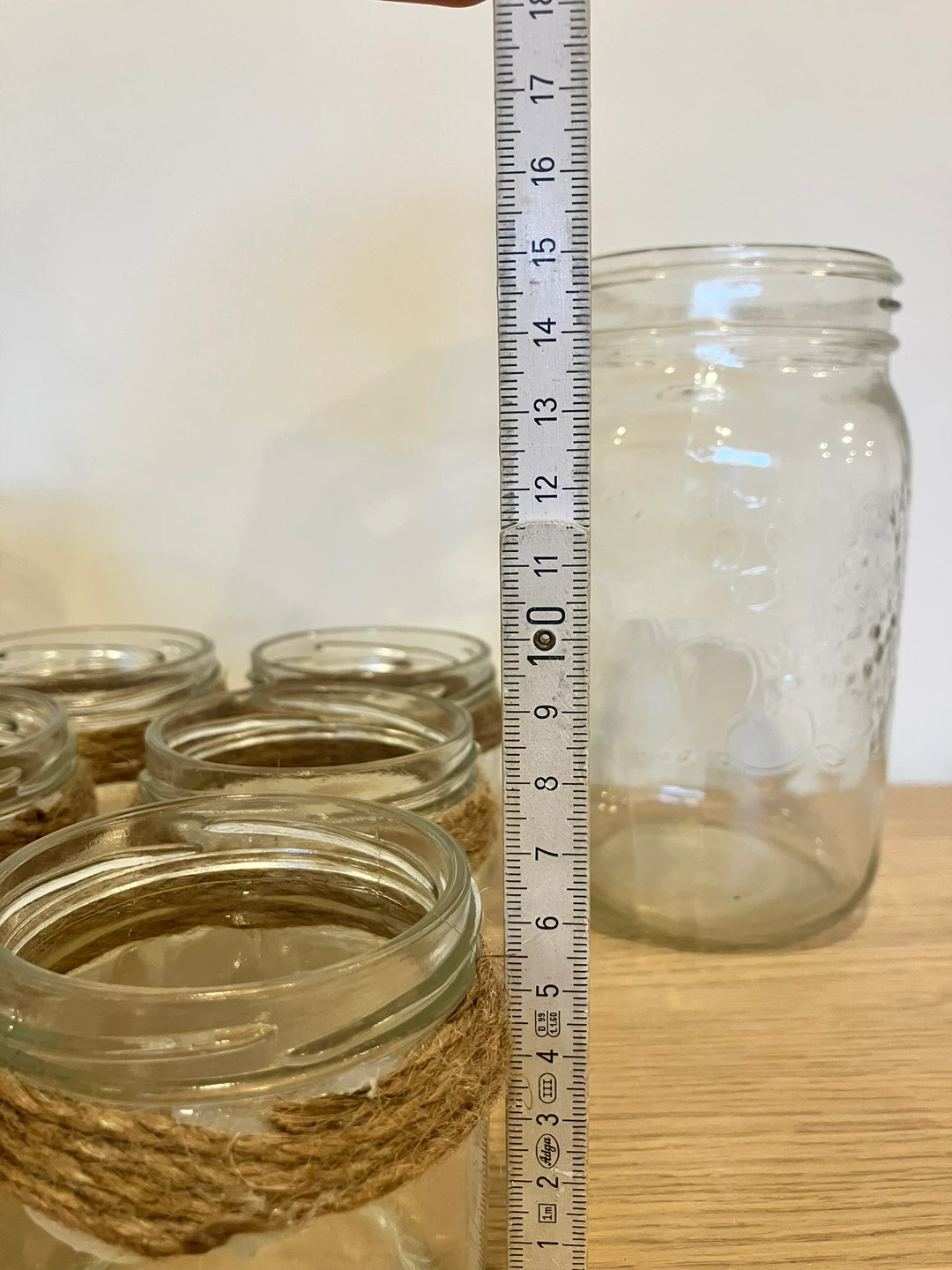 12 Mason Jars with Twine - photo 3
