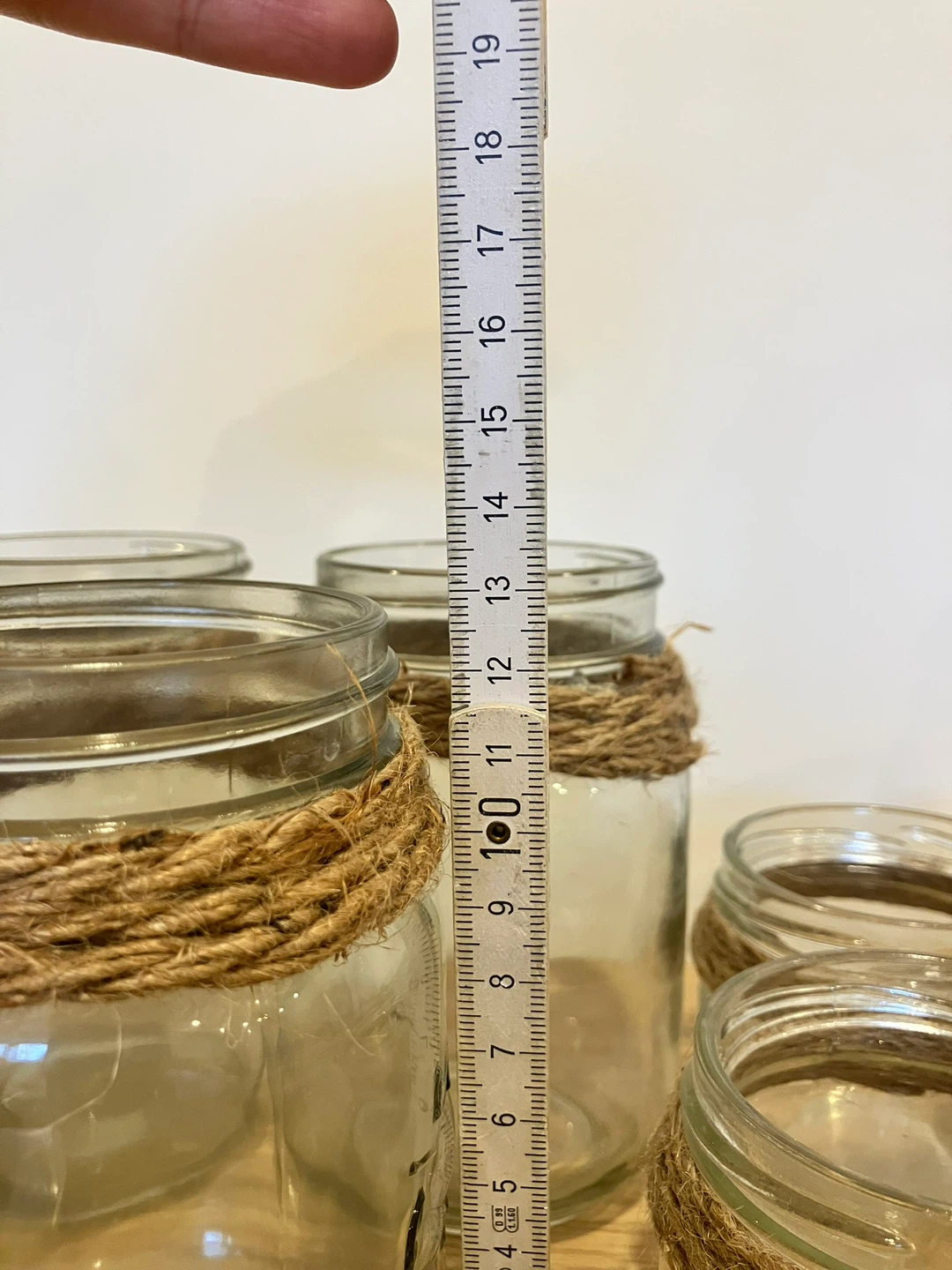 12 Mason Jars with Twine - photo 2