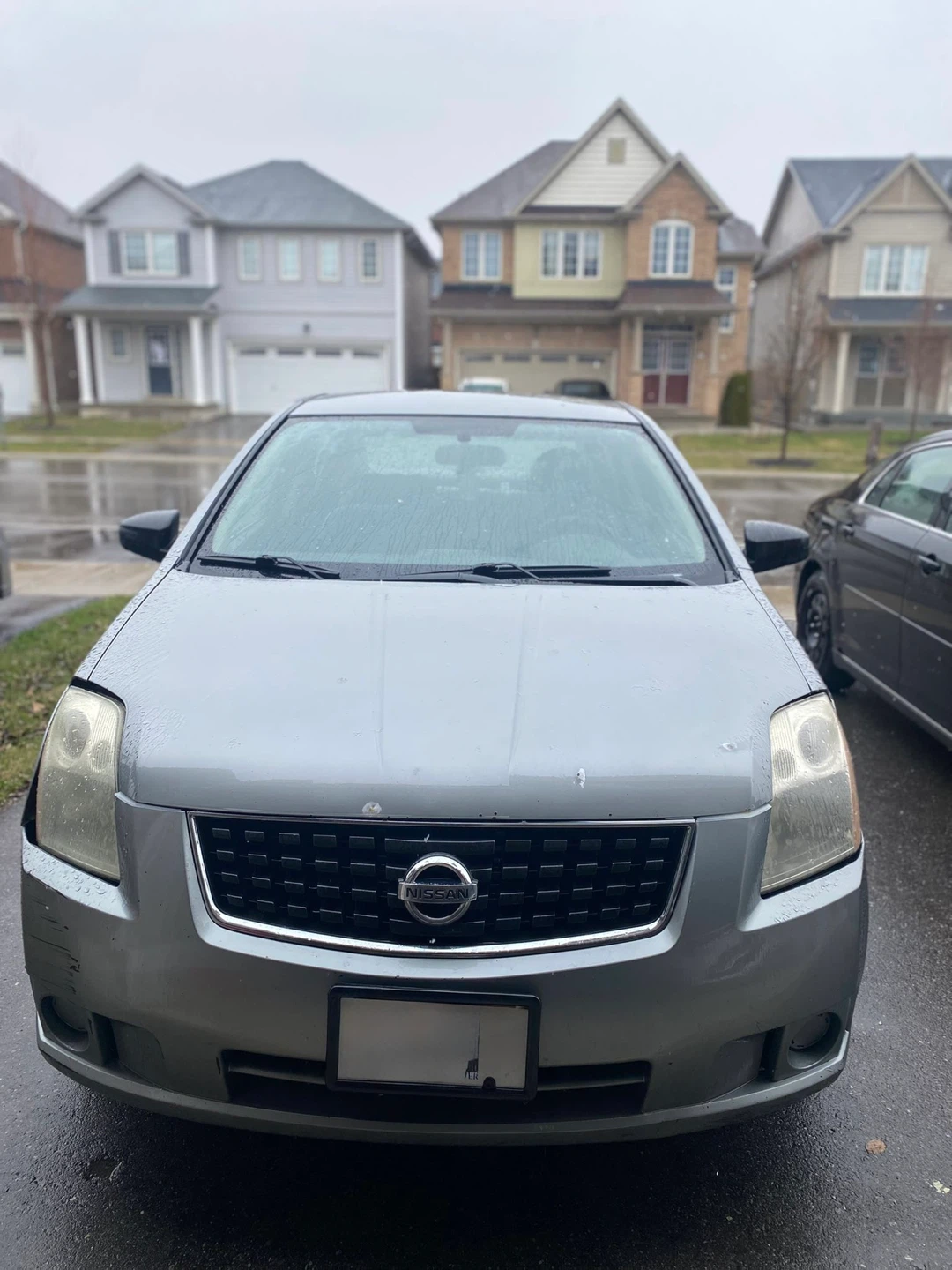 Silver Nissan Sentra Sedan