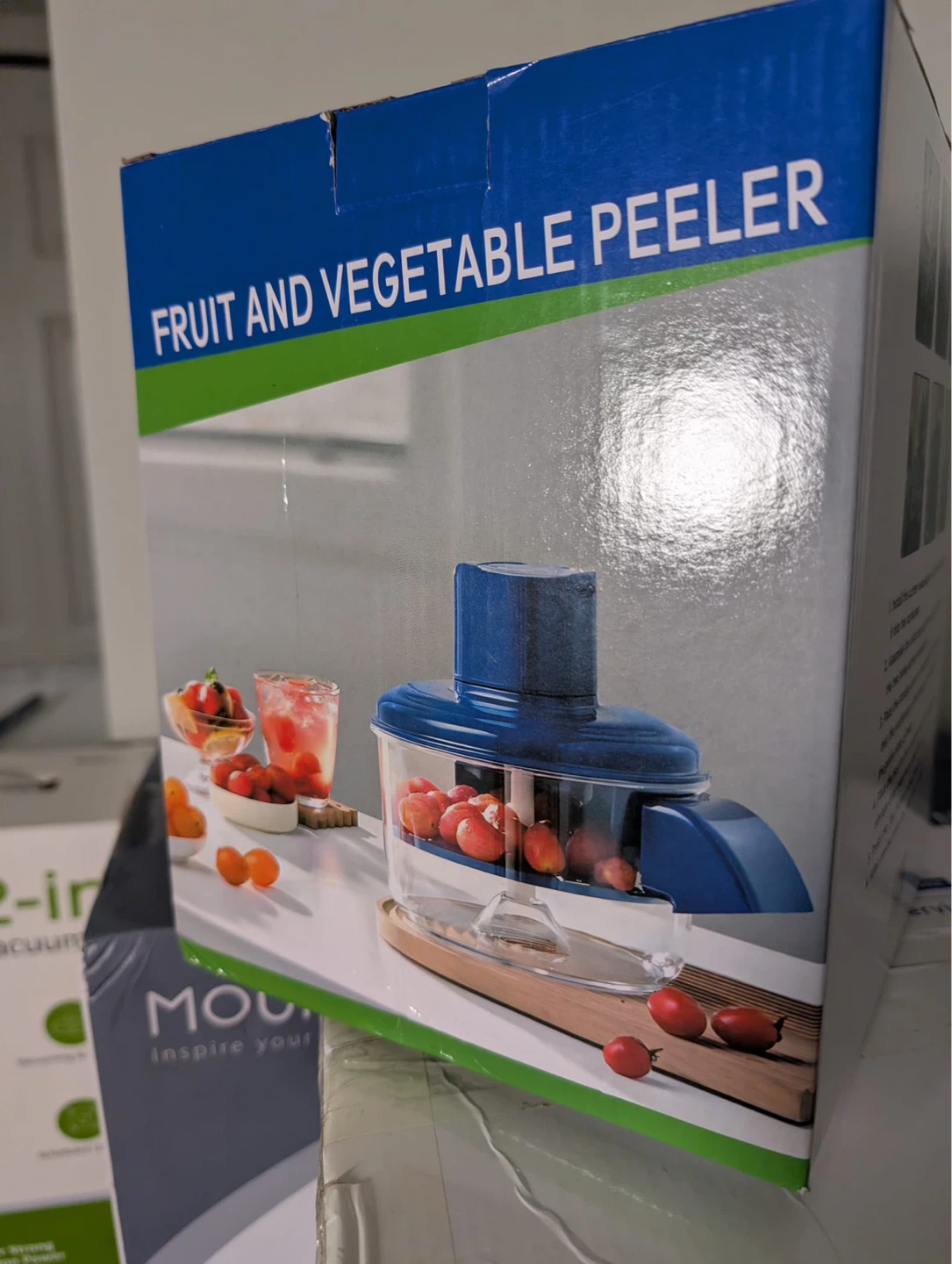 Blue Fruit and Vegetable Peeler