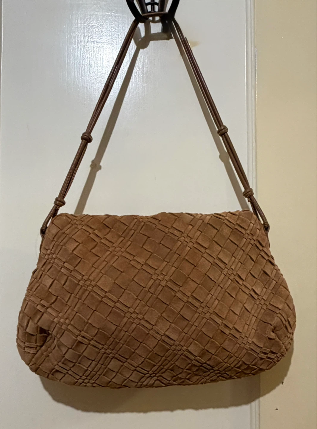 Sam Edelman Woven Suede Shoulder Bag - photo 2
