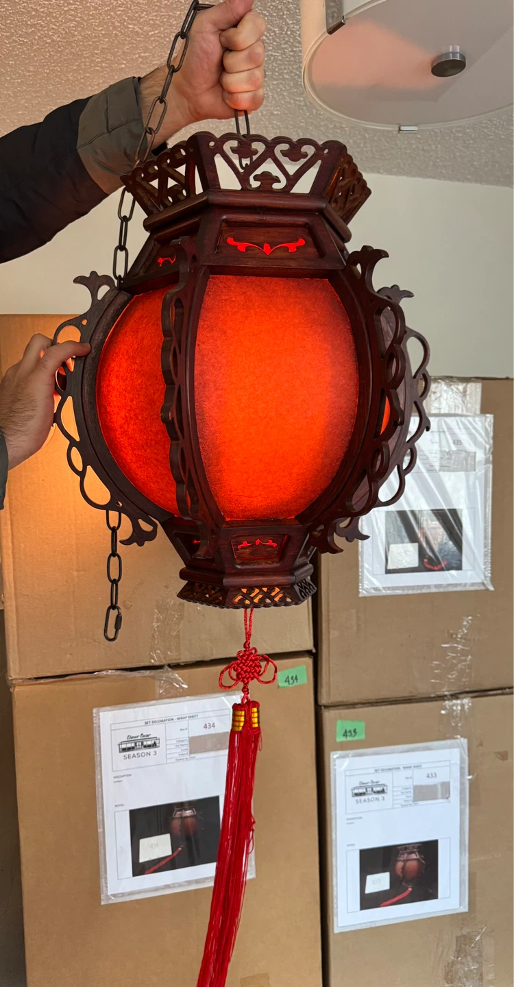 Decorative Wooden Lantern with Tassel - photo 4