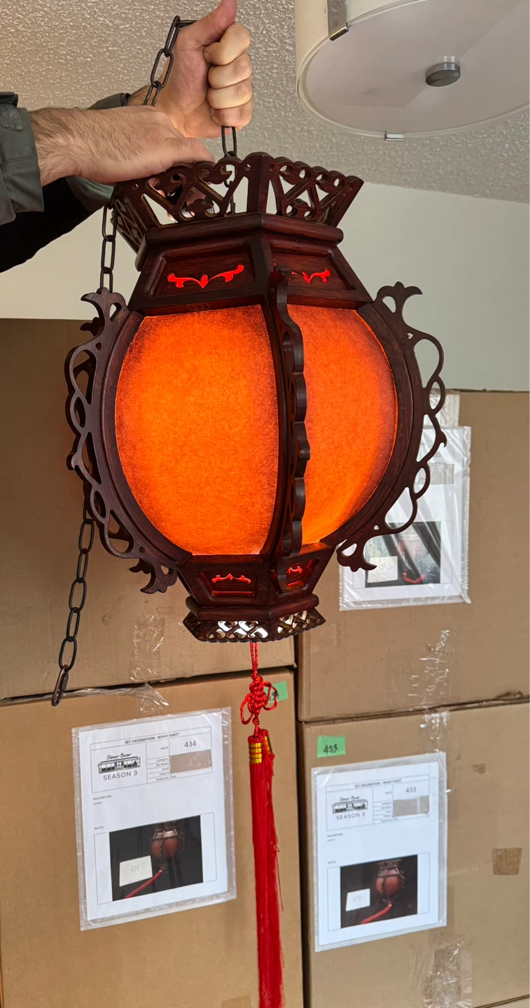 Decorative Wooden Lantern with Tassel - photo 5
