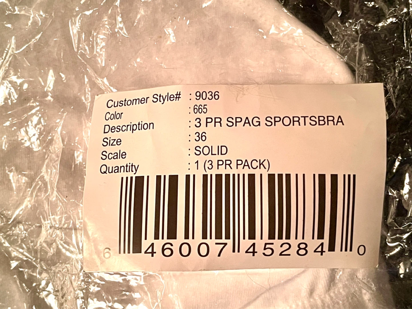 NEW Fruit of the Loom Women's Sports Bras - 3 Pack - Size 36 - photo 4