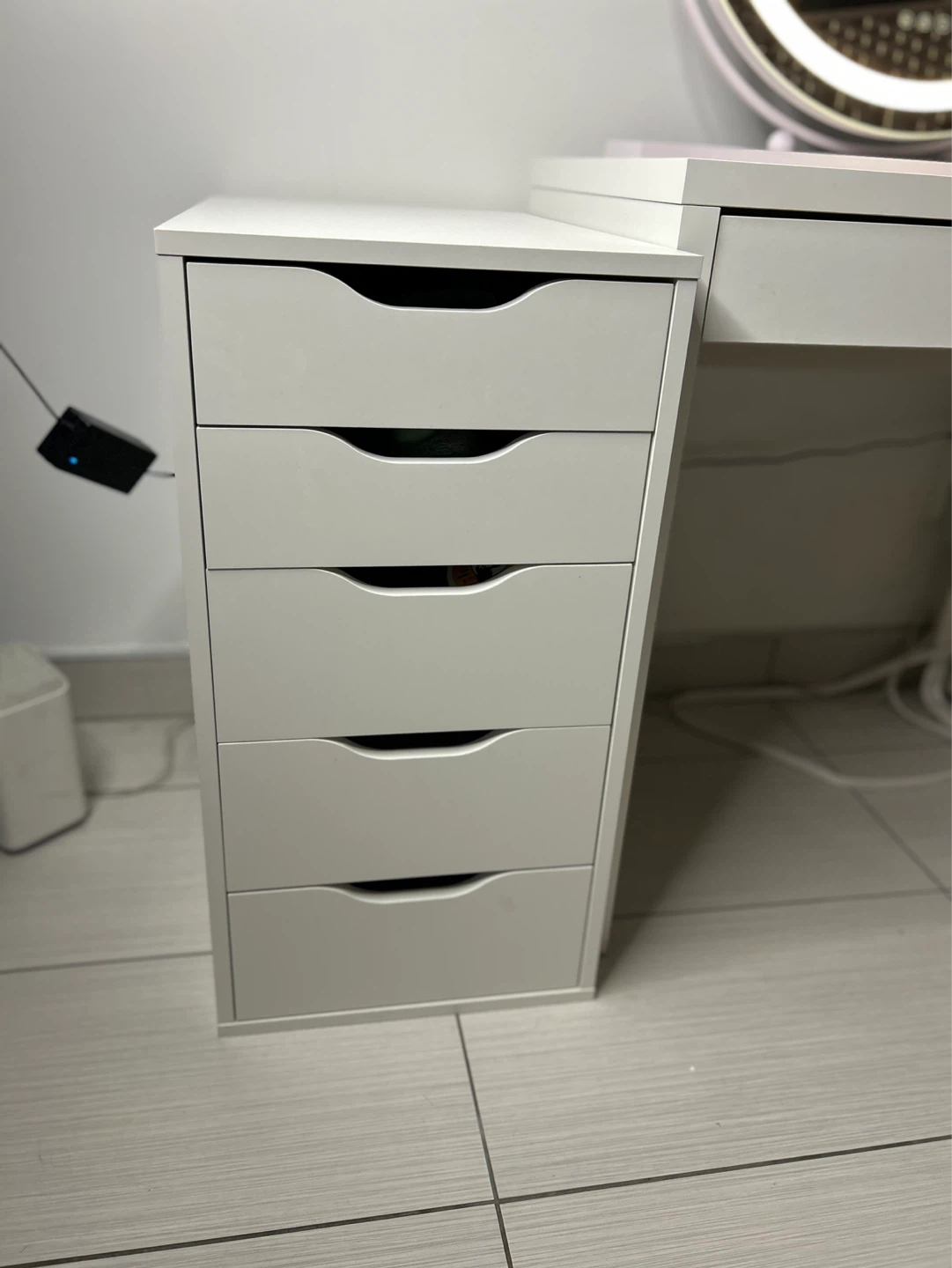 Modern Vanity Set with Adjustable LED Mirror - photo 2