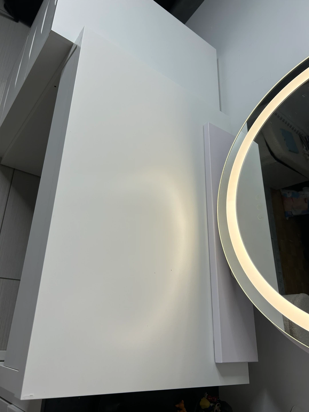 Modern Vanity Set with Adjustable LED Mirror - photo 4