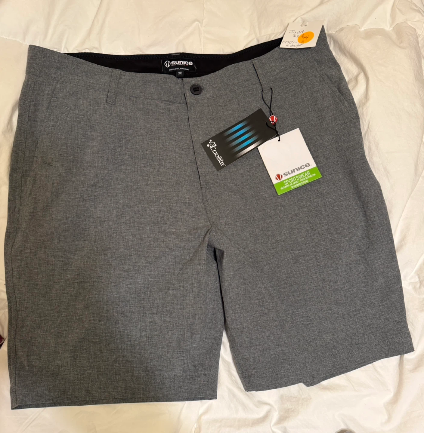 Sunice Men's Judd Woven Shorts Size 36