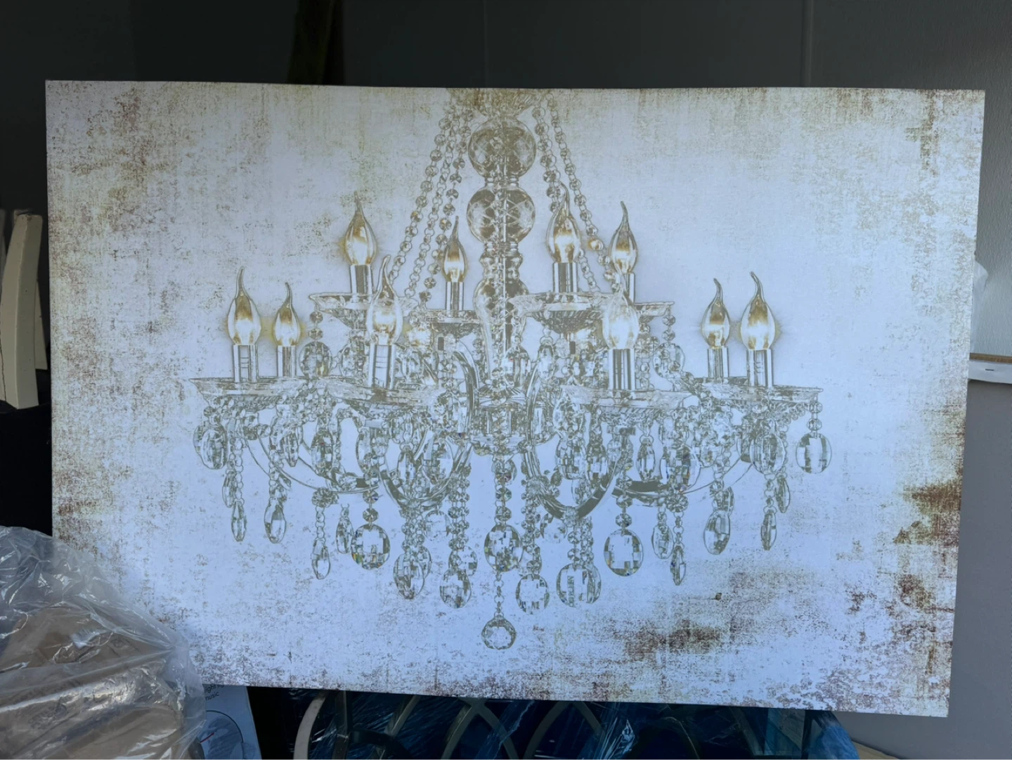 Chandelier Wall Art Print