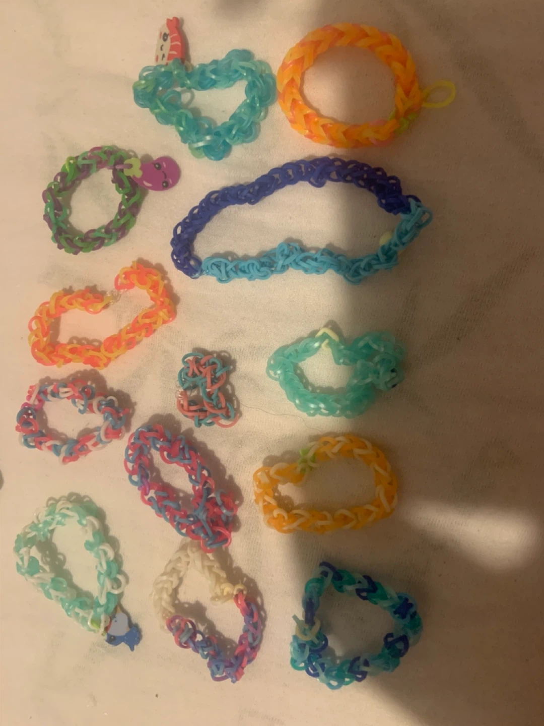Assorted Loom Band Bracelets