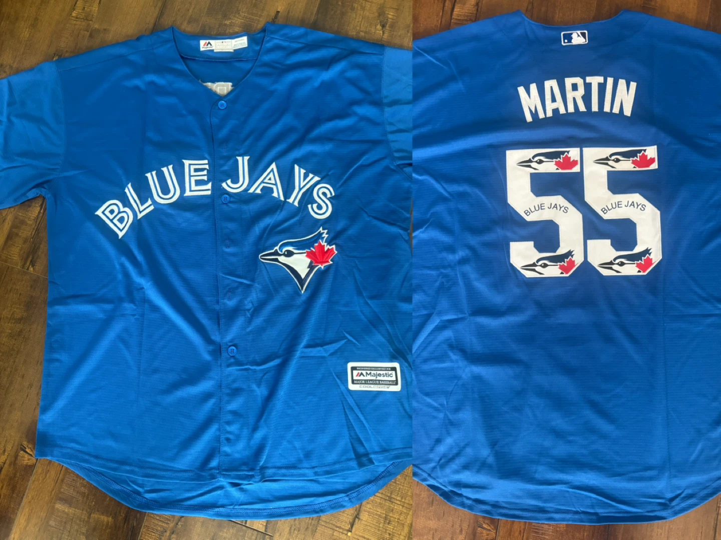 Majestic Toronto Blue Jays Baseball Jersey - Martin #55