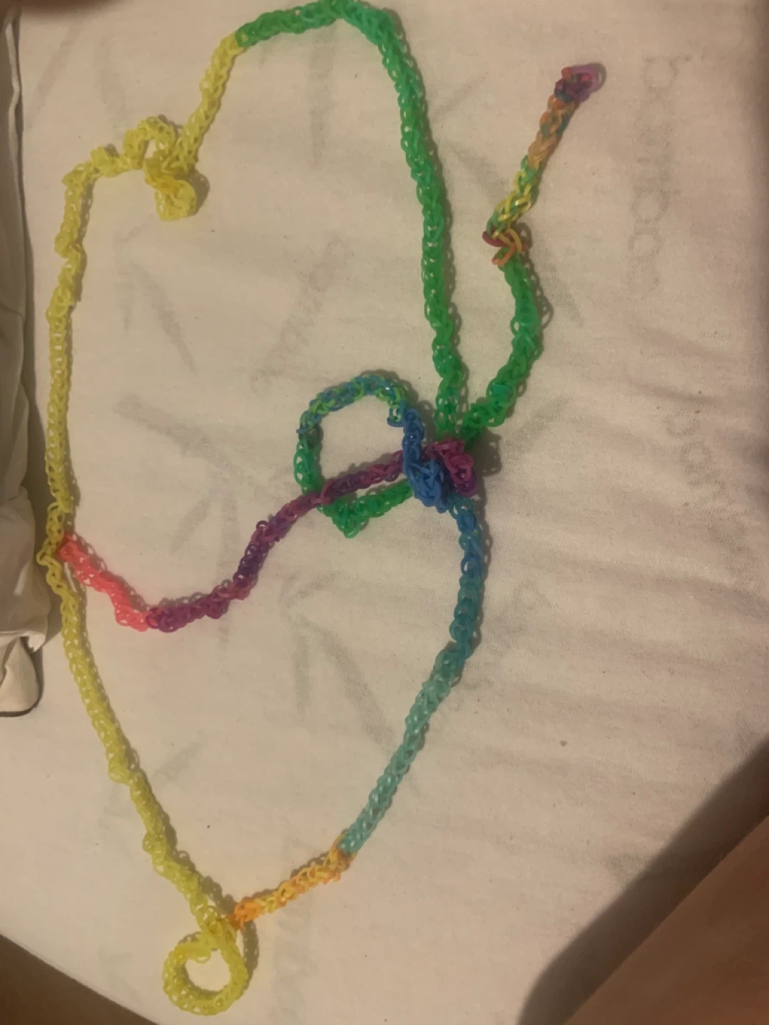 Rainbow Loom Band leash - photo 3