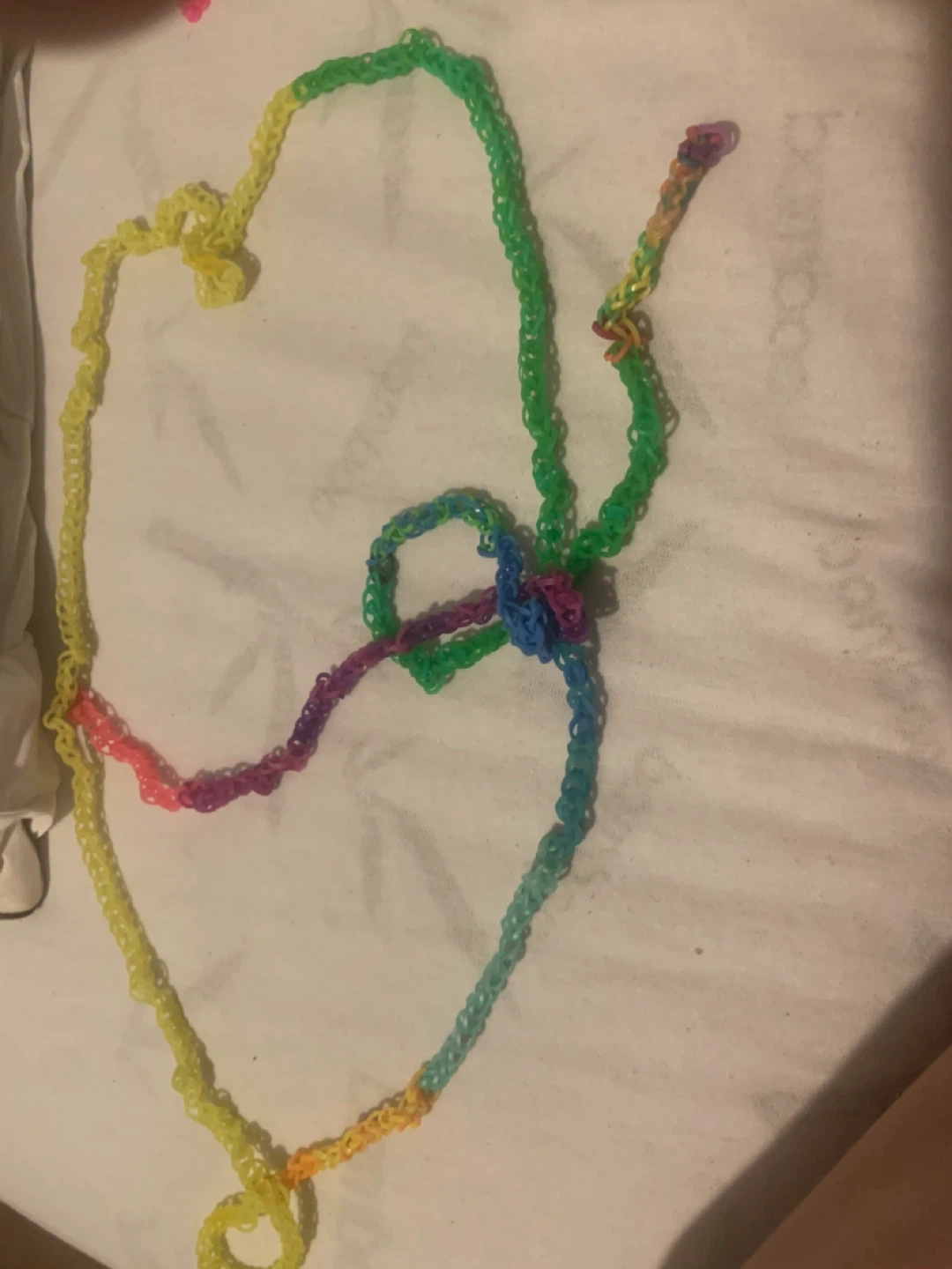 Rainbow Loom Band leash