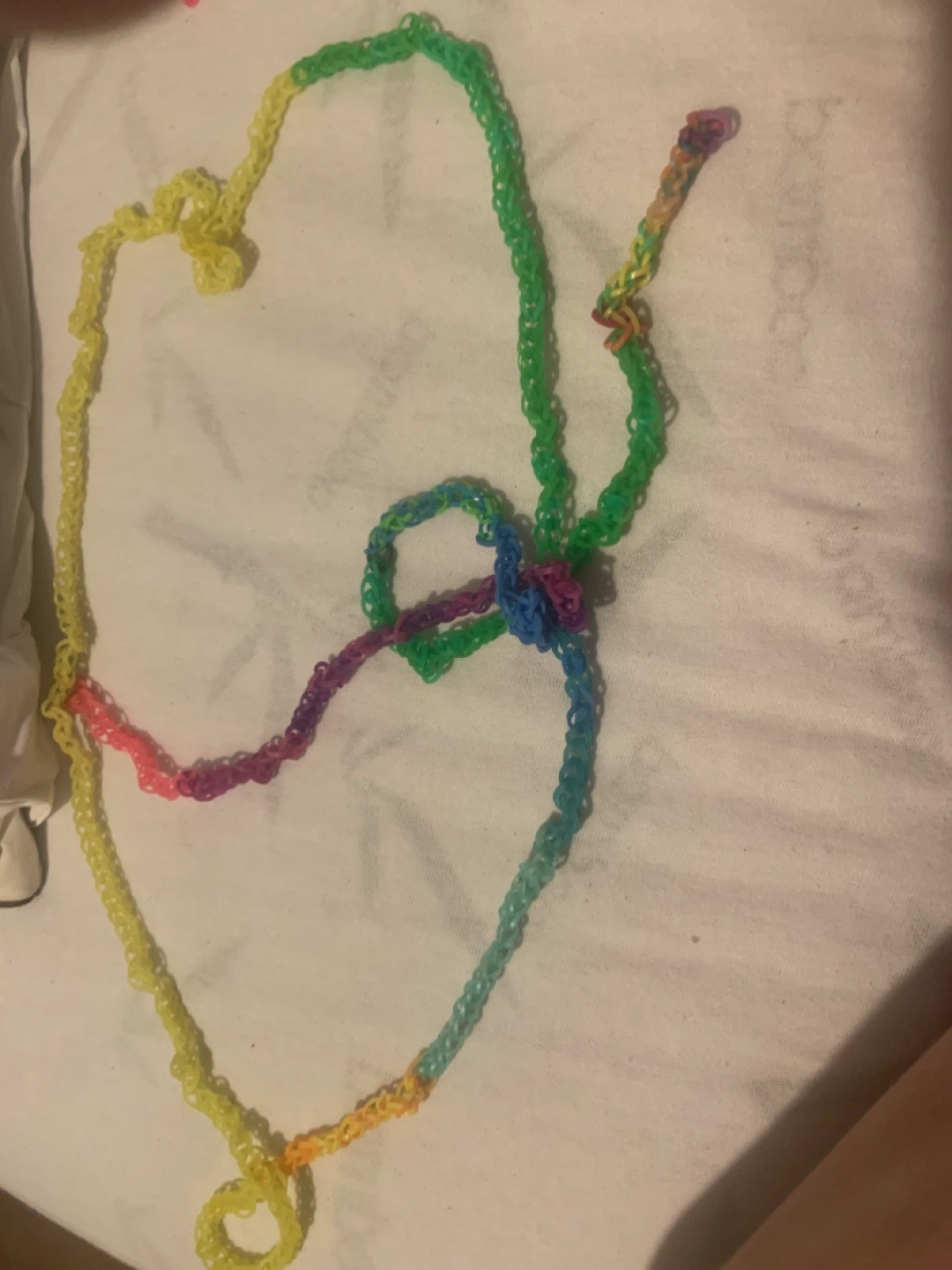Rainbow Loom Band leash - photo 2