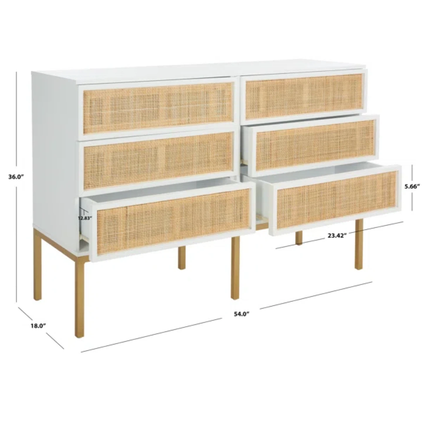 White 6-Drawer Dresser - asap by April 25 - photo 5