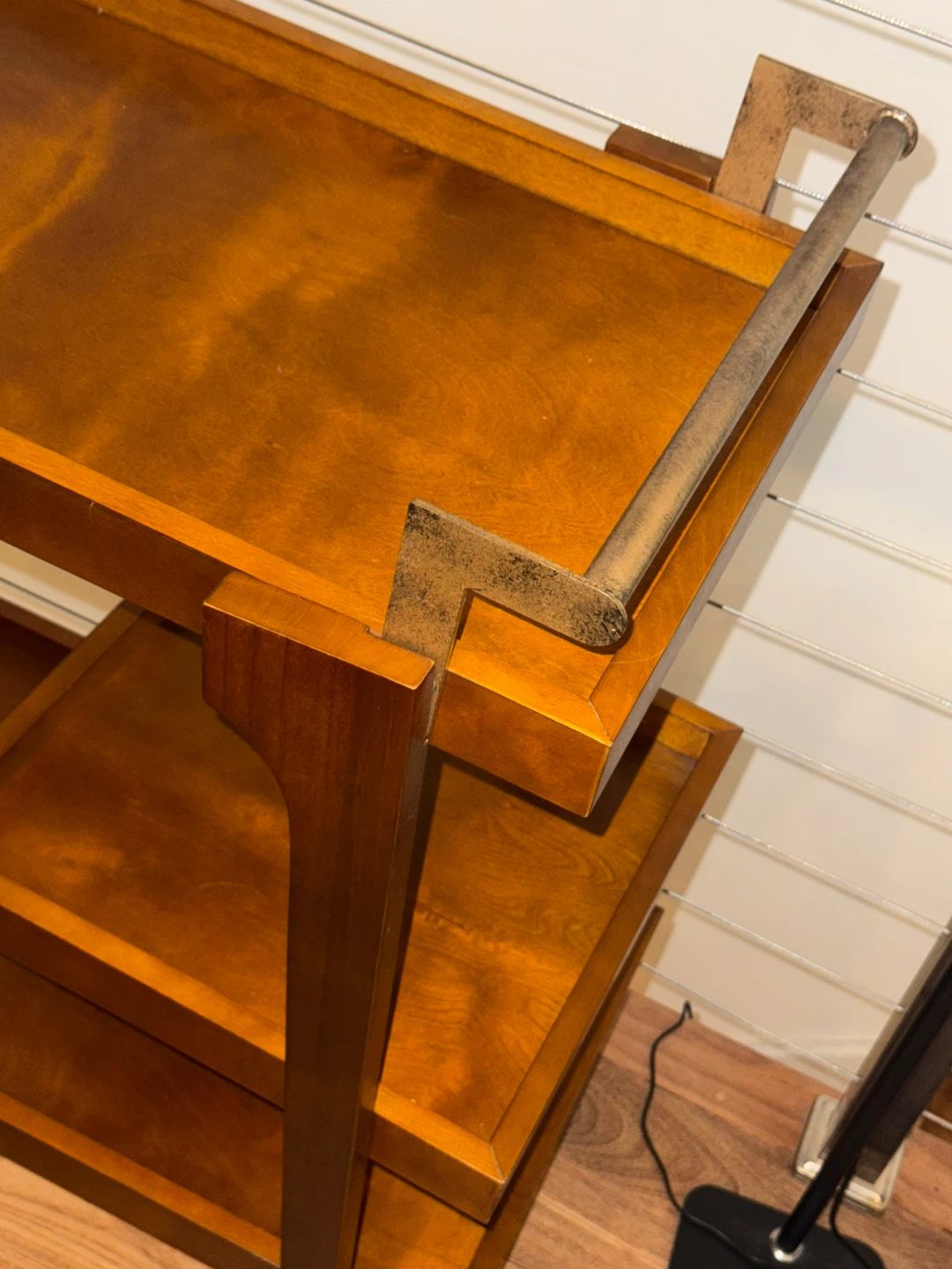 Mid century modern Wooden Bar Cart - asap by April 25 - photo 2
